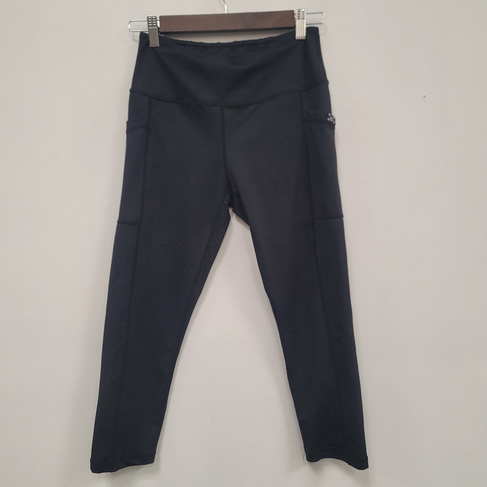 CVG Constantly Varied Gear Womens Pocket Leggings Size S Pull On‎ Black Athletic